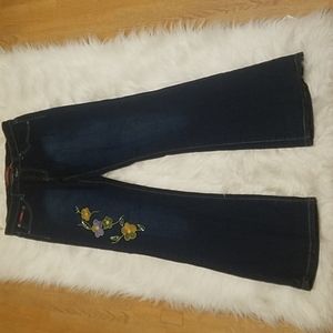 ABM FLORAL BLUE JEANS